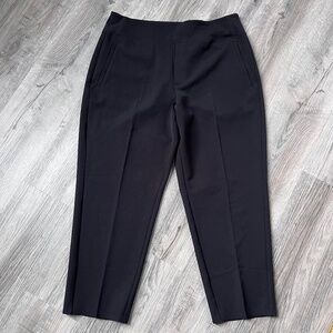 Athleta Endless high rise dress stretch pants black women's 14 petite 533636-03